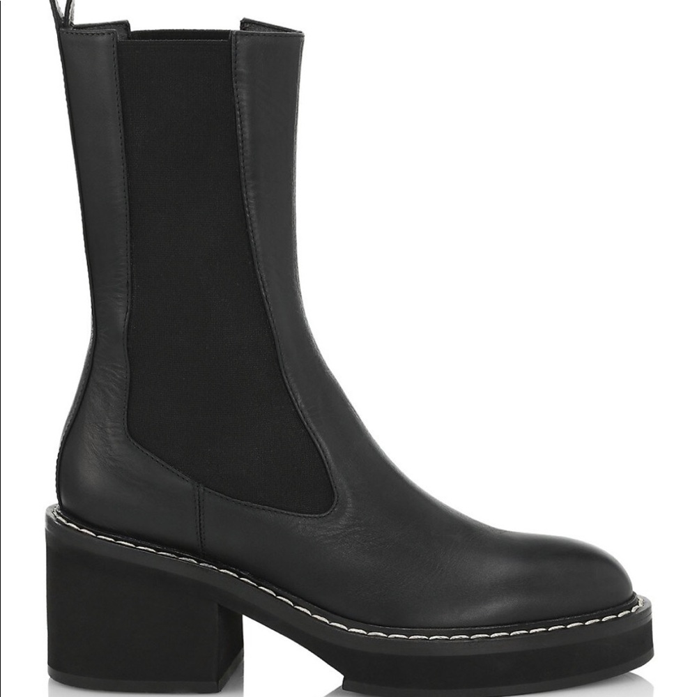Khaite Calgary Leather Chelsea Boots
